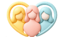 Tres Corazones de Tiza